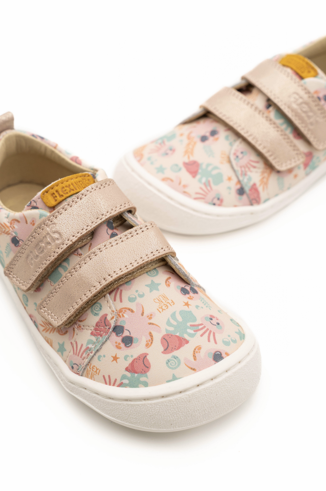 Ténis OctoFlexi Orion Beige/Nude - Flexi Nens