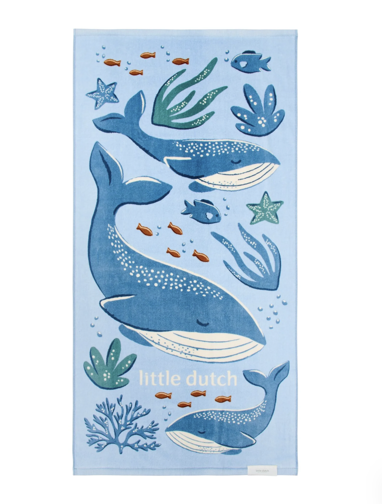 Toalha de Praia Ocean World Blue - Little Dutch