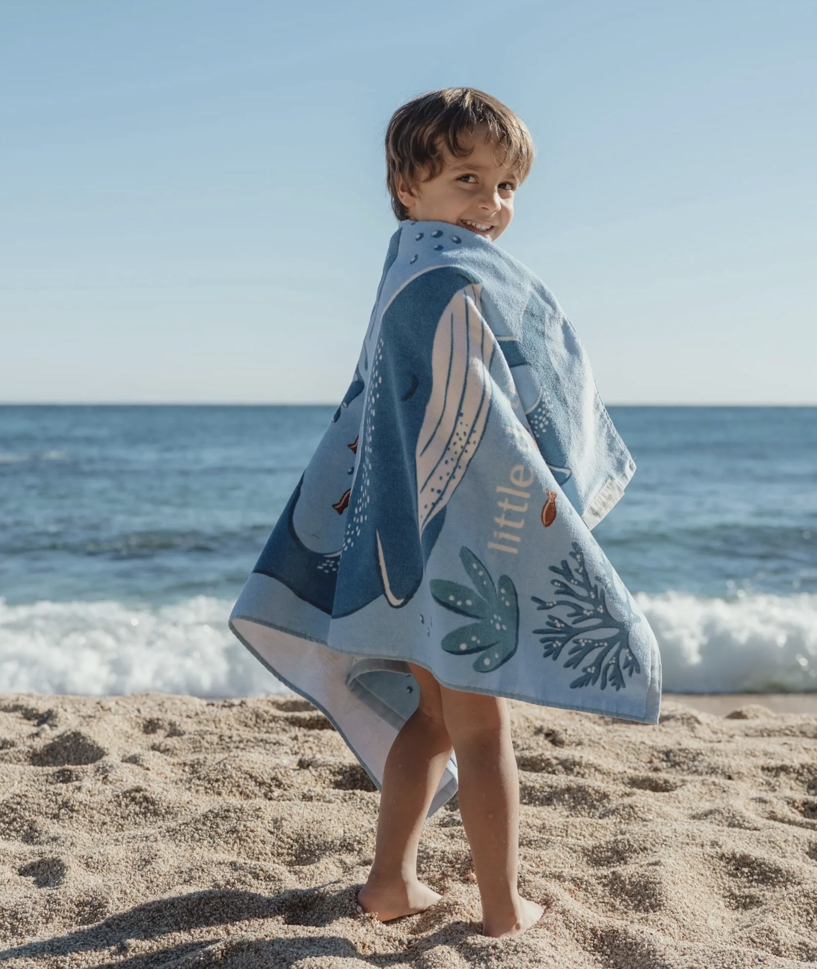Toalha de Praia Ocean World Blue - Little Dutch
