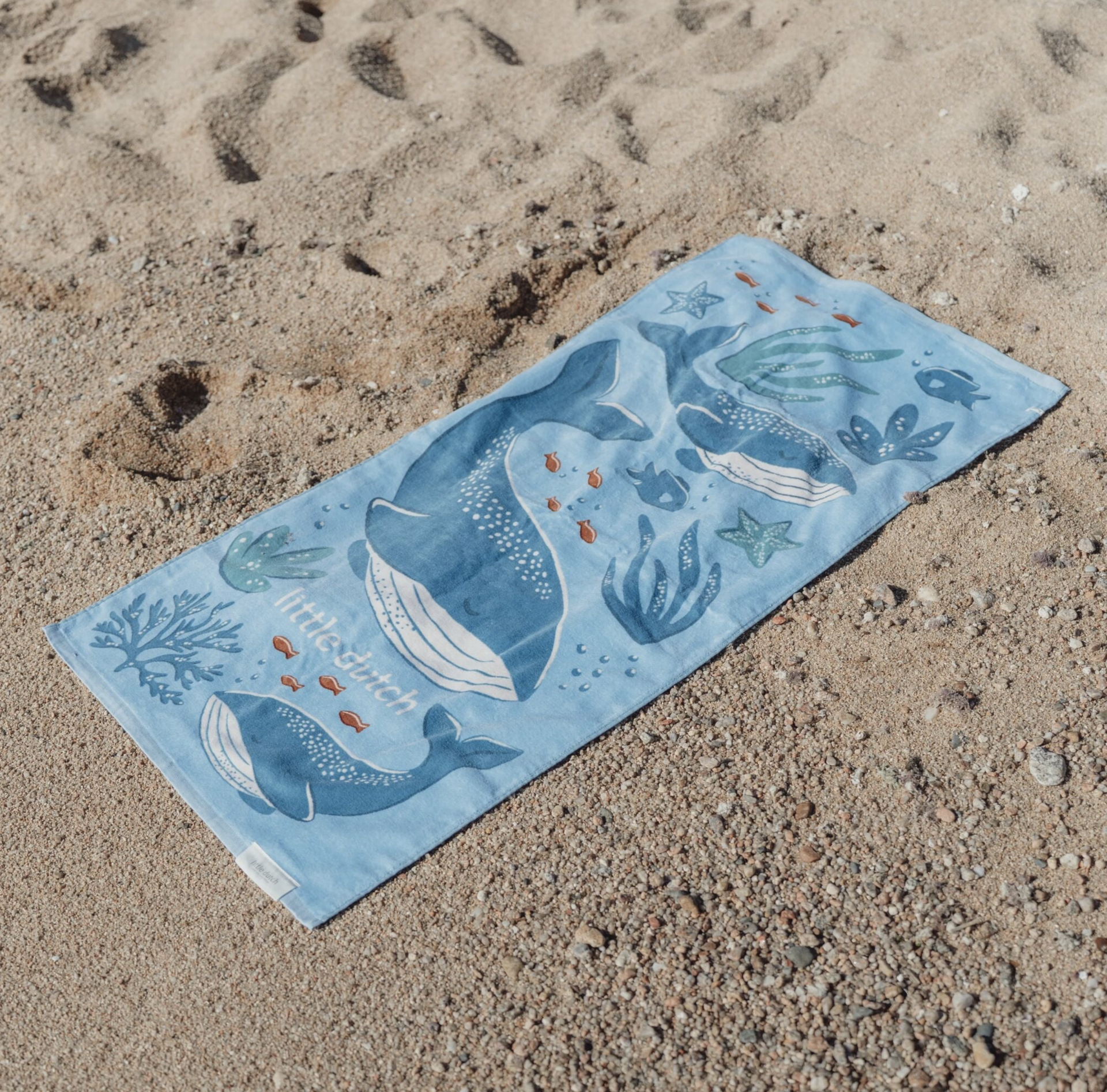 Toalha de Praia Ocean World Blue - Little Dutch