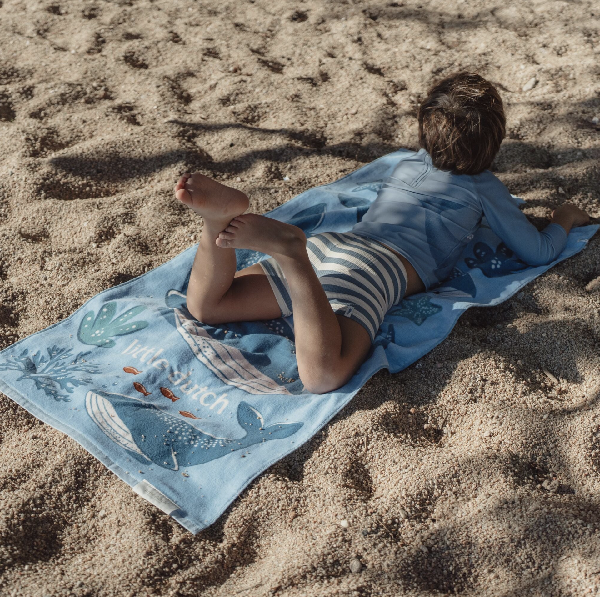 Toalha de Praia Ocean World Blue - Little Dutch