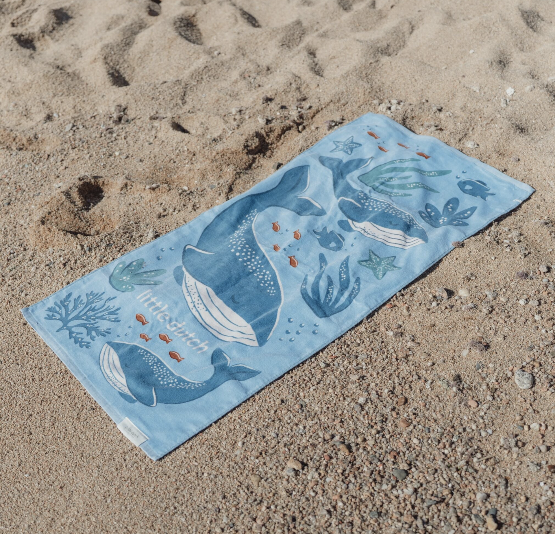 Toalha de Praia Ocean World Blue - Little Dutch