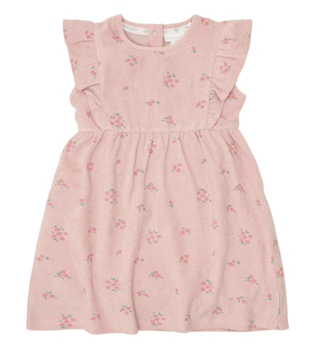 Vestido Pink Floral Print - Little Dutch
