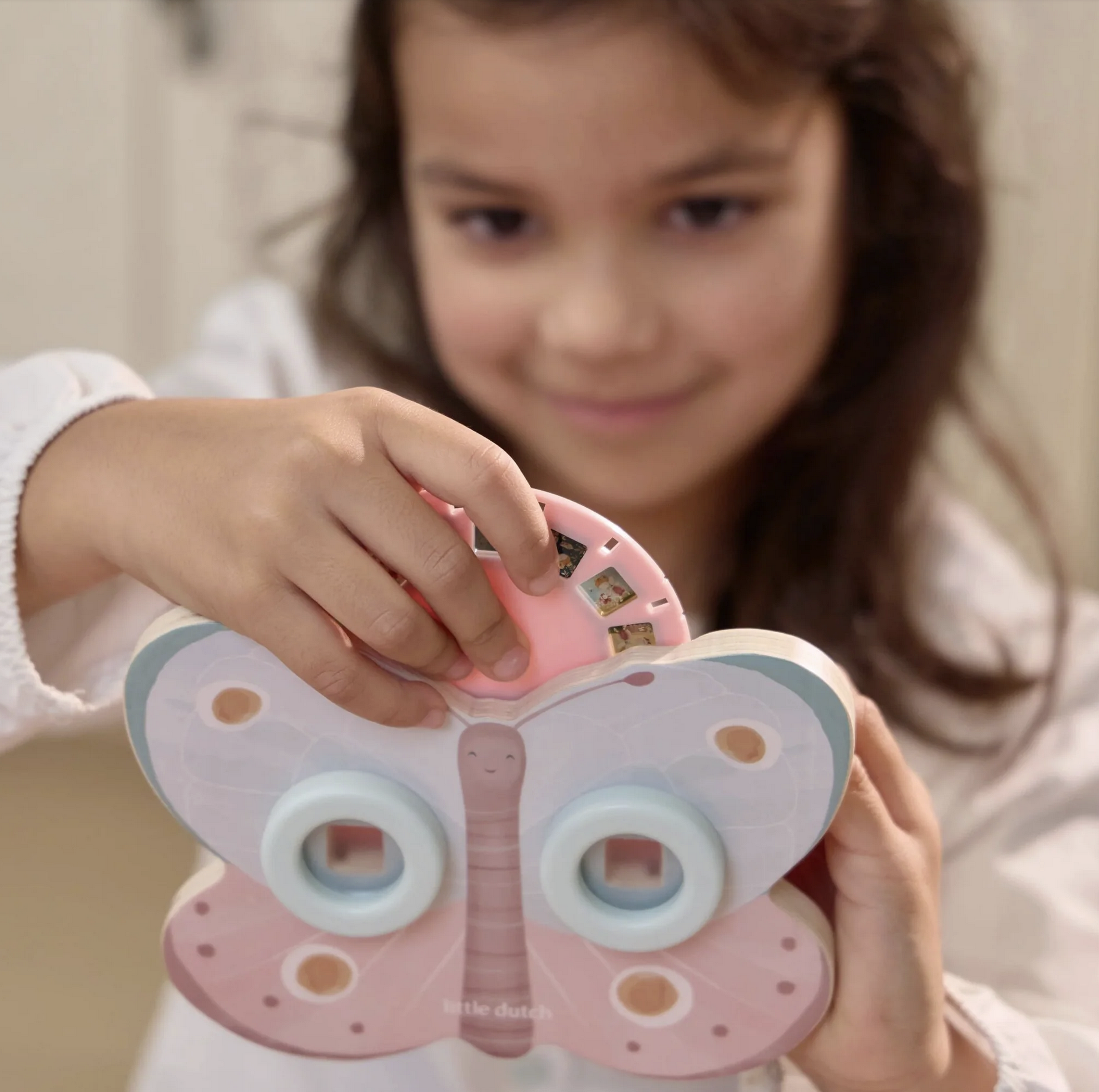Visualizador de Histórias Butterfly Pink - Little Dutch