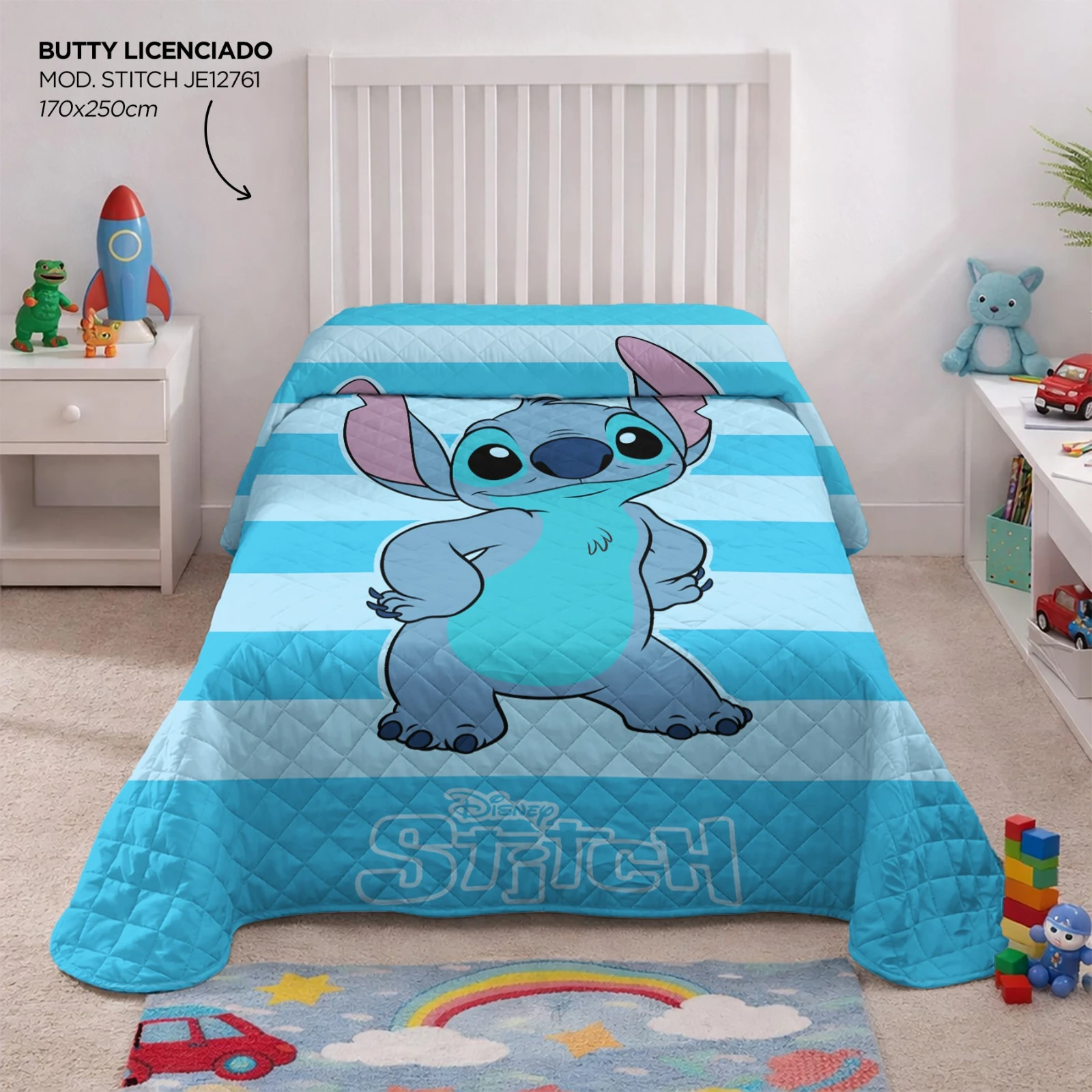 Colcha Stich | Lojas Mariana