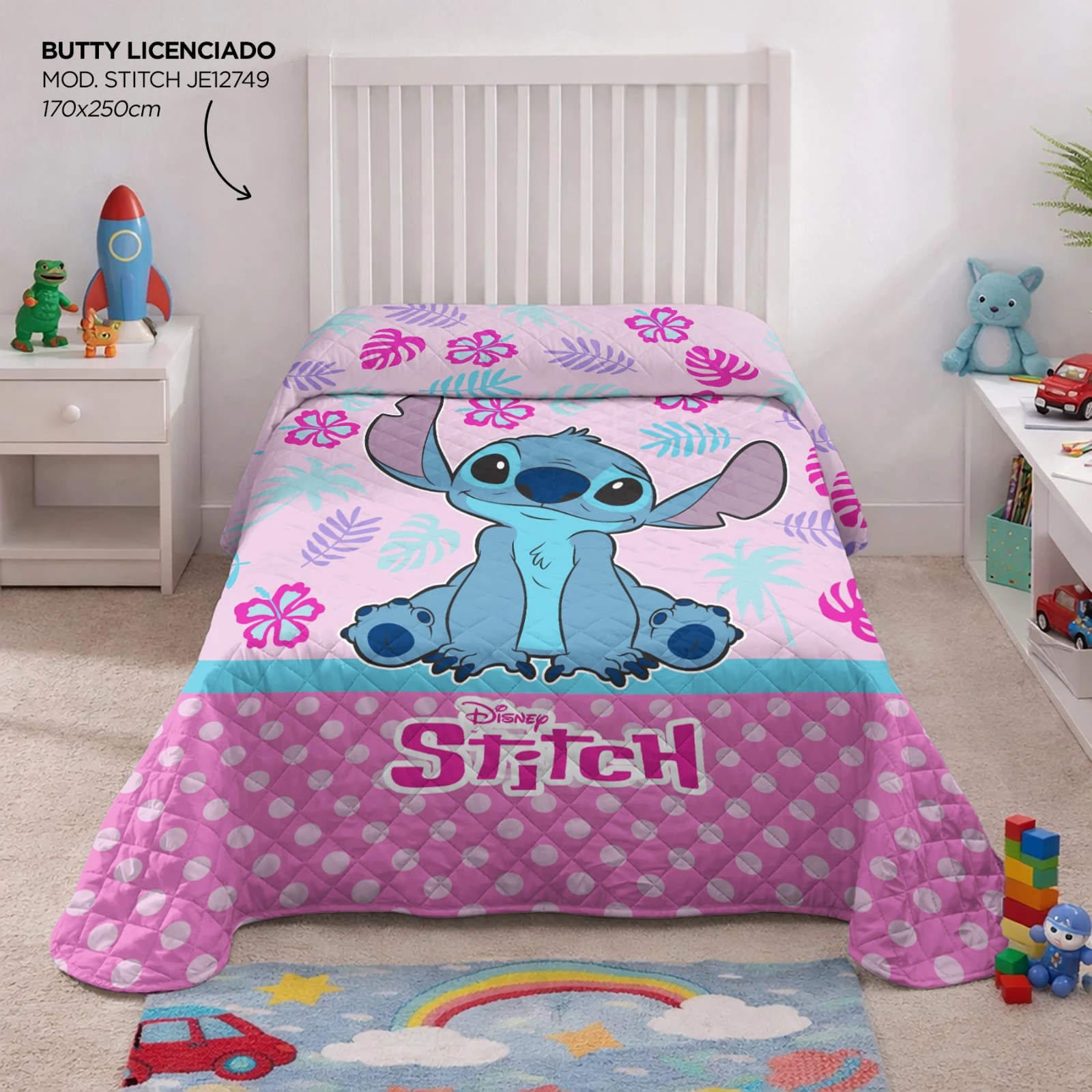Colcha Stich | Lojas Mariana