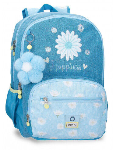 MOCHILA HAPPINESS ENSO ESCOLAR /3BOLSOS 