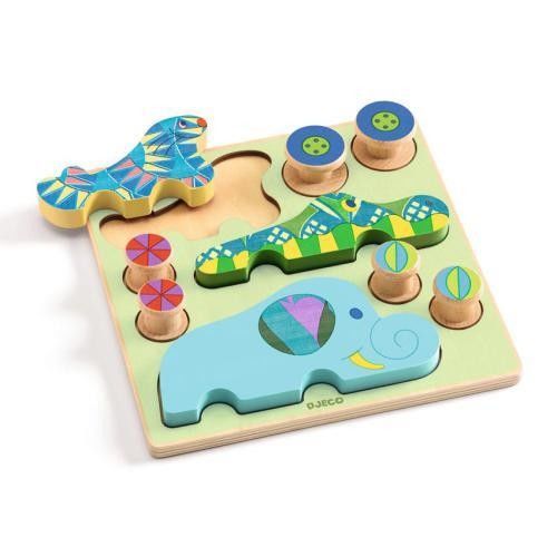 PUZZLE DE MADEIRA C/ANIMAIS