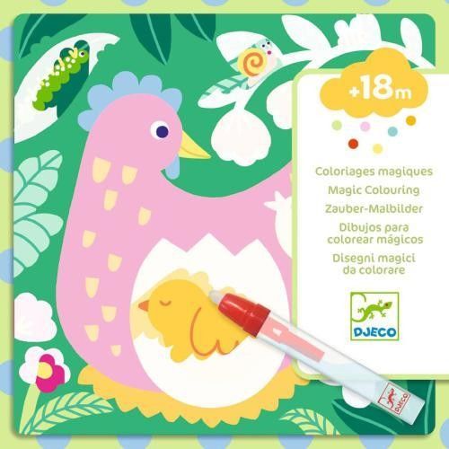 PINTURA MAGICA COM AGUA ANIMAIS DE JARDIN 