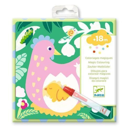 PINTURA MAGICA COM AGUA ANIMAIS DE JARDIN 