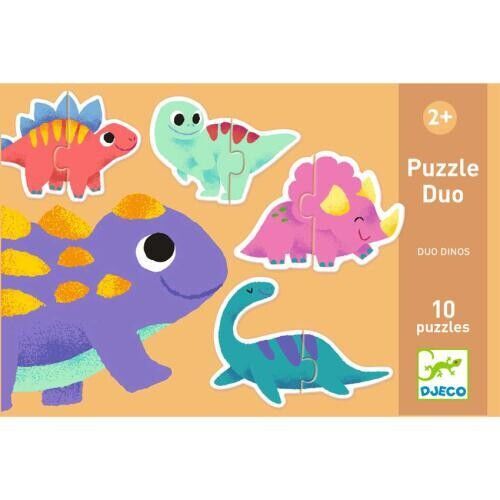 PUZZLE DUO  - DINOSSAUROS 