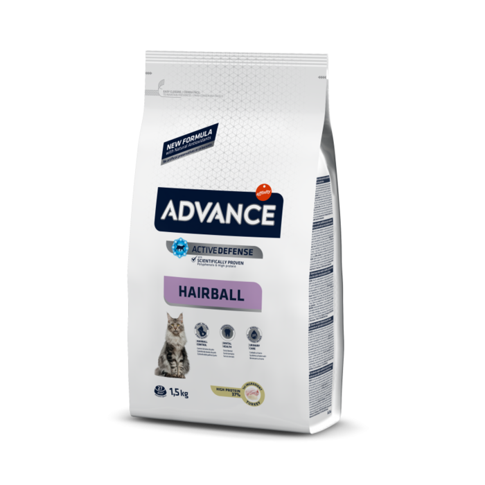 Advance Hairball Gato Adulto - Peru e Arroz