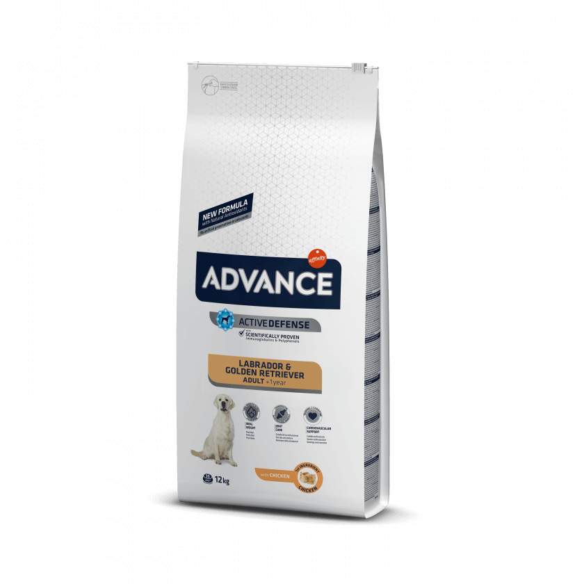 Advance Labrador e Golden Retriever Adulto - Frango e Arroz 0