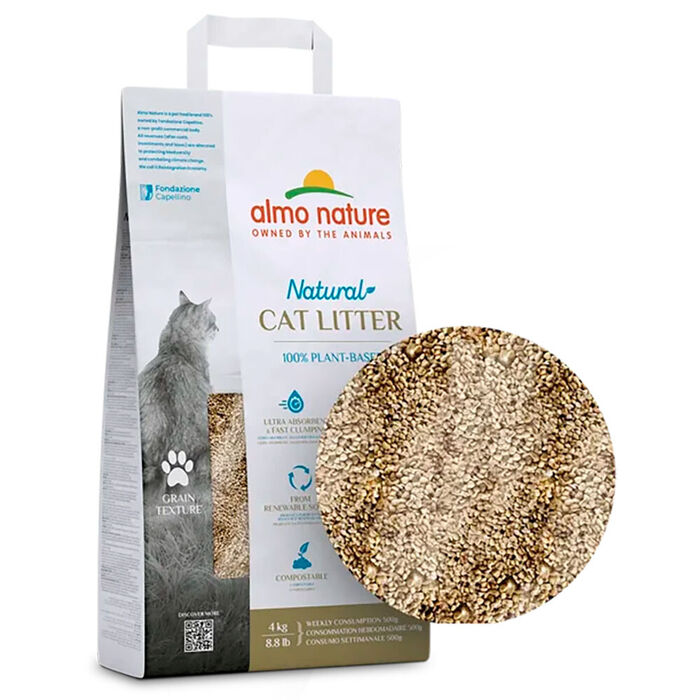 Almo Nature Cat Litter - Grain Texture