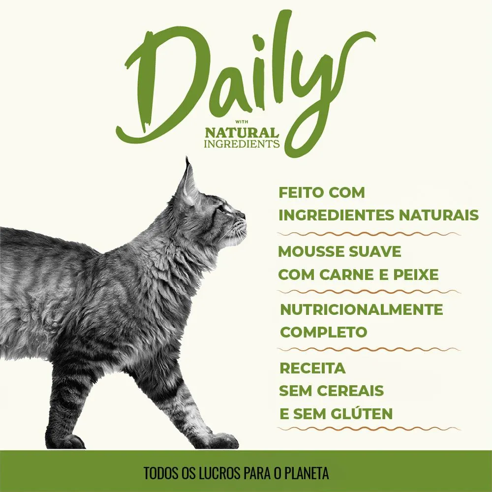Almo Nature Daily Gato - Atum e Bacalhau