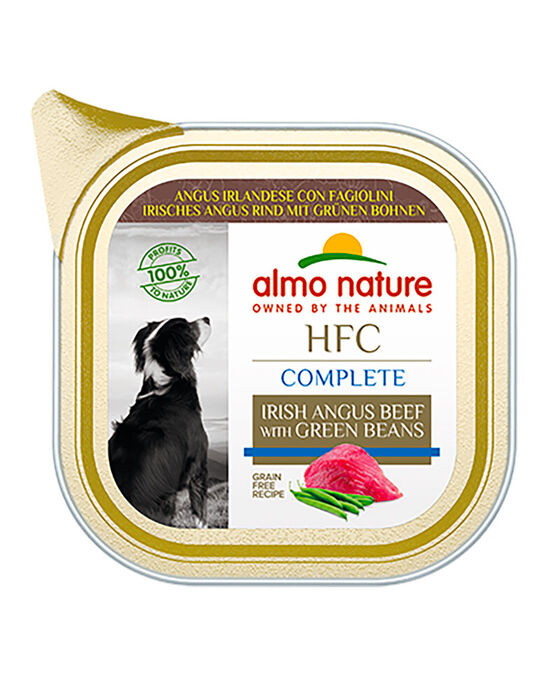 Almo Nature HFC Complete Cão - Terrina Angus com Ervilhas