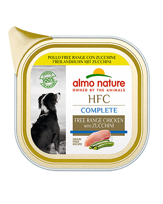 Almo Nature HFC Complete Cão - Terrina Frango com Curgete