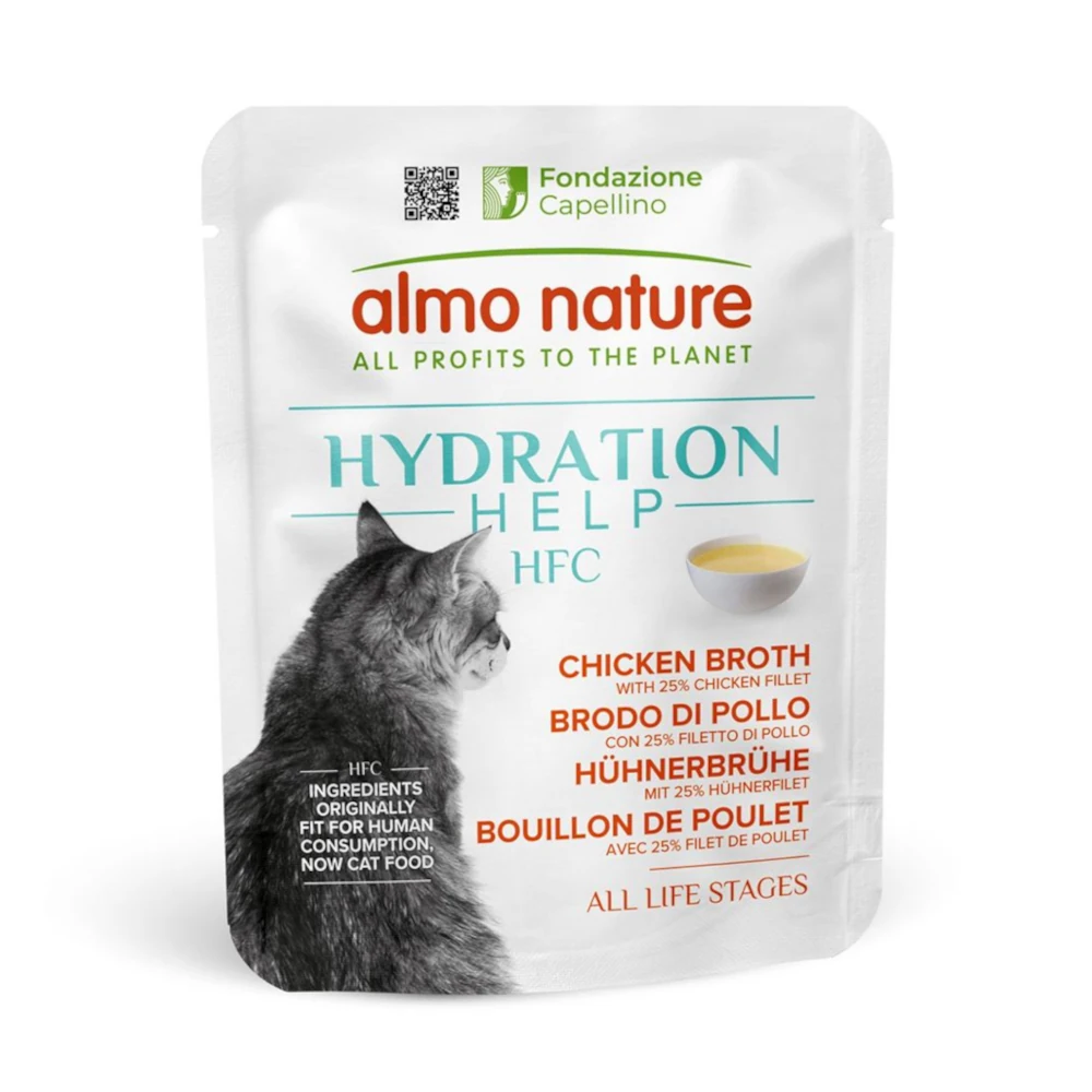 Almo Nature HFC Hydration Help Gato - Caldo de Frango