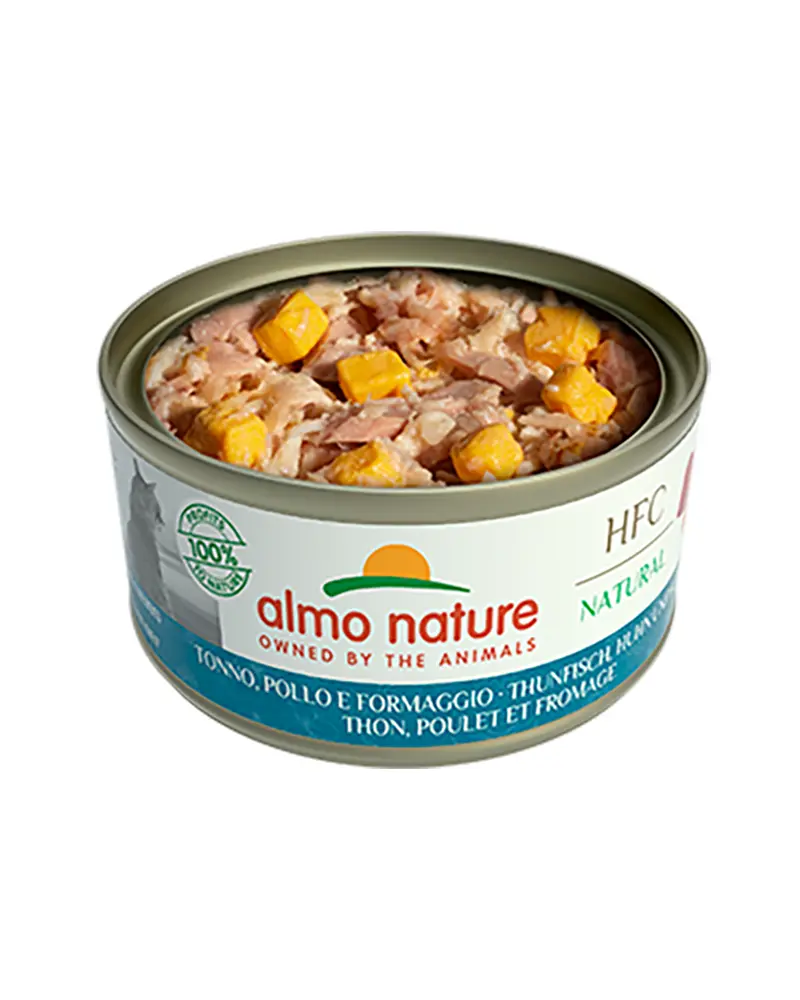 Almo Nature HFC Natural Gato - Atum, Frango e Queijo