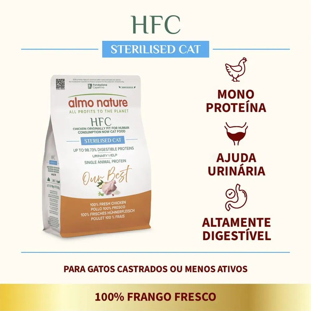 Almo Nature HFC Our Best Gato Esterilizado - Frango
