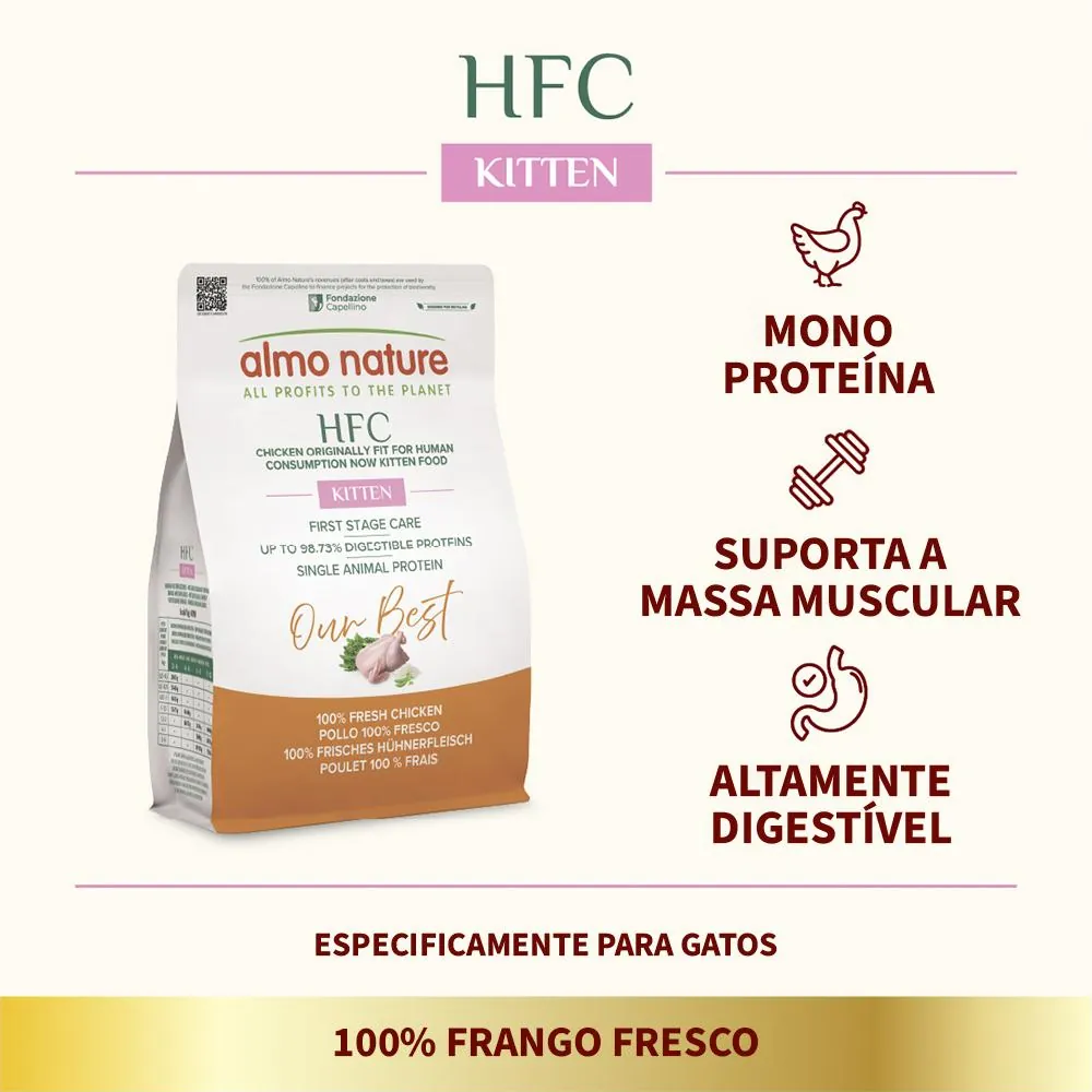 Almo Nature HFC Our Best Kitten - Frango