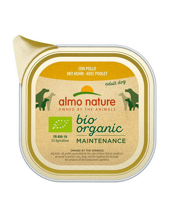 Almo Nature Bio Organic Cão - Terrina Frango