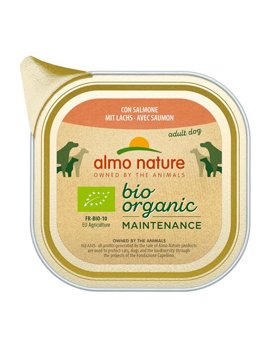 Almo Nature Bio Organic Cão - Terrina Salmão