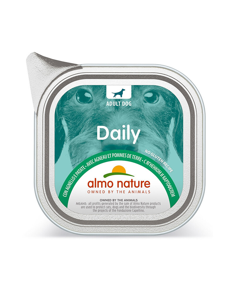 Almo Nature Daily Cão - Terrina Cordeiro e Batata 0