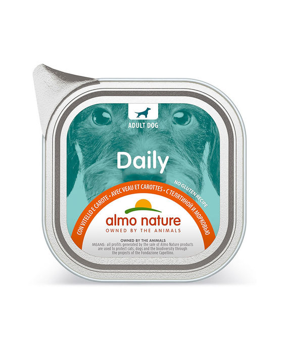 Almo Nature Daily Cão - Terrina Vitela e Cenoura