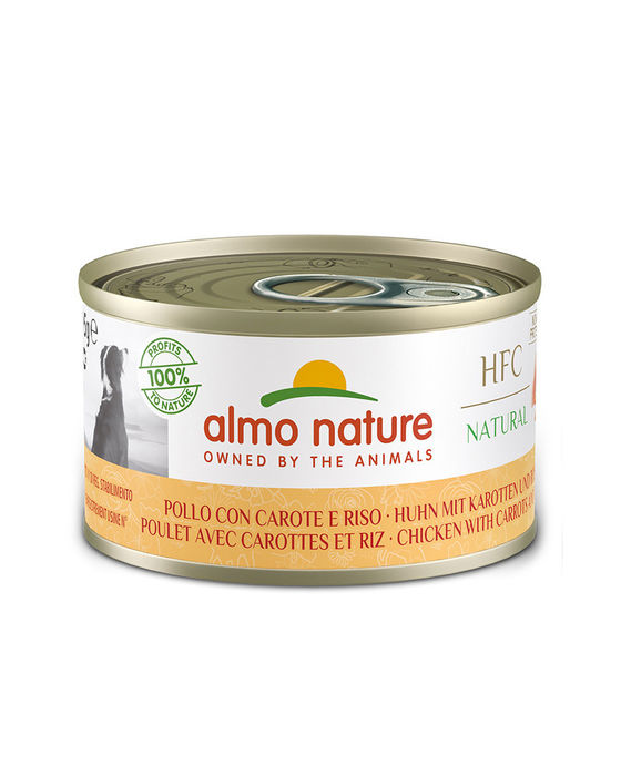 Almo Nature HFC Natural Cão - Frango, Cenoura e Arroz