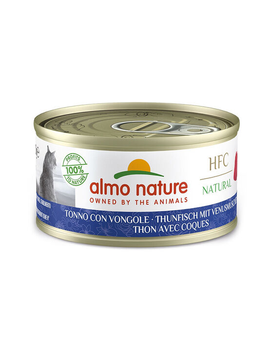 Almo Nature HFC Natural Gato - Atum e Amêijoa