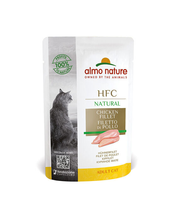 Almo Nature HFC Natural Gato - Saqueta Filete de Frango