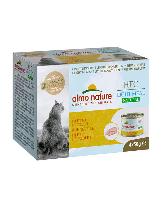 Almo Nature HFC Natural Light Gato - Filete de Frango