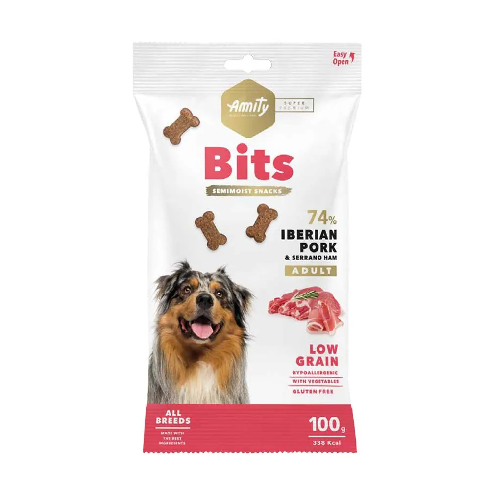 Amity Super Premium Bits Semi-moist Snacks - Iberian Pork & Serrano Ham