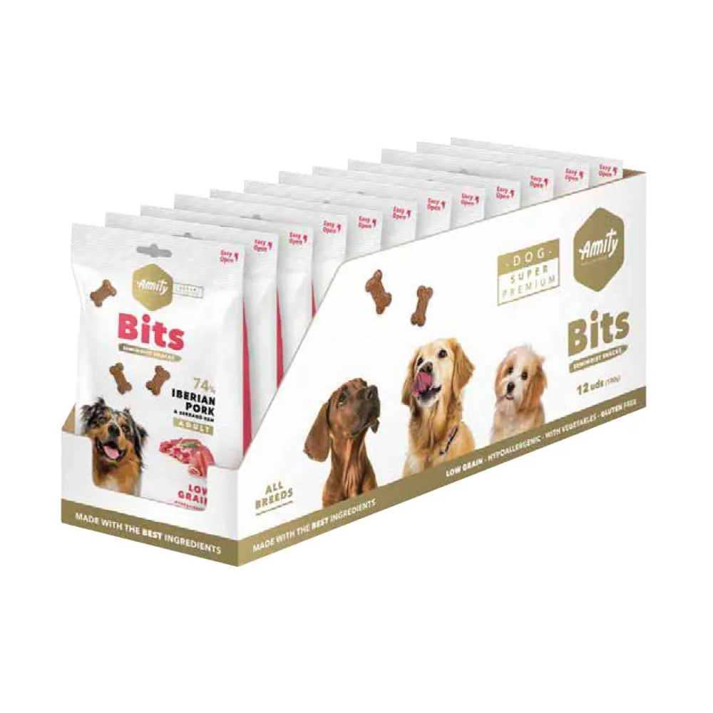 Amity Super Premium Bits Semi-moist Snacks - Iberian Pork & Serrano Ham