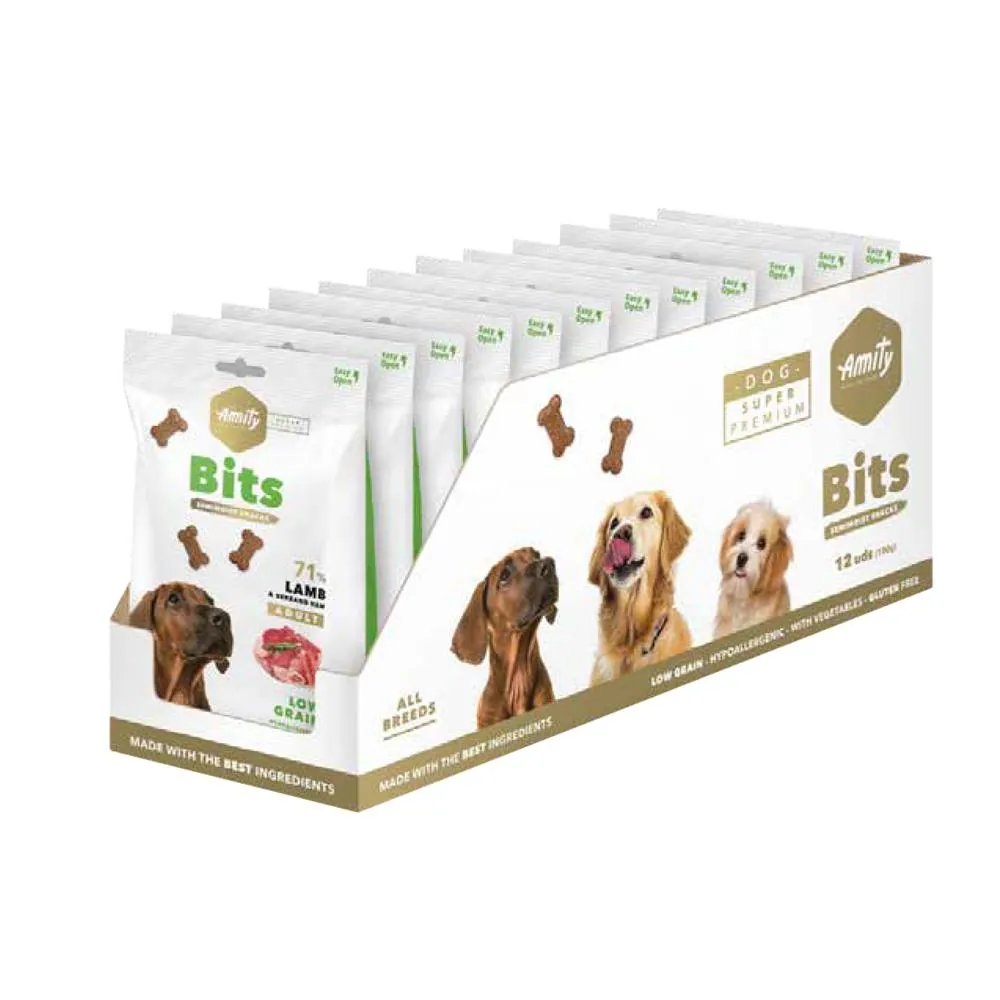 Amity Super Premium Bits Semi-moist Snacks - Lamb & Serrano Ham