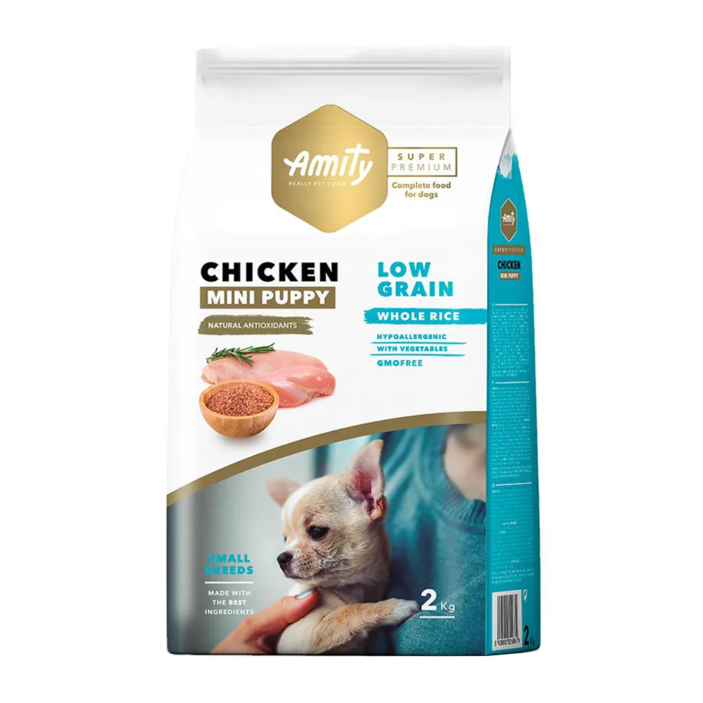 Amity Super Premium Low Grain Mini Puppy - Frango