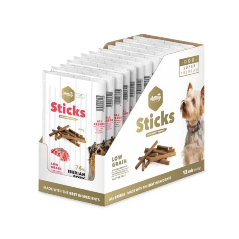 Amity Super Premium Sticks Semi-moist Snacks - Iberian Pork & Serrano Ham