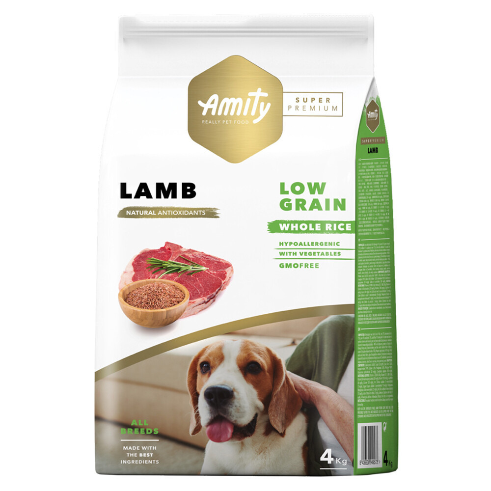 Amity Super Premium Low Grain Cão Adulto - Cordeiro 0