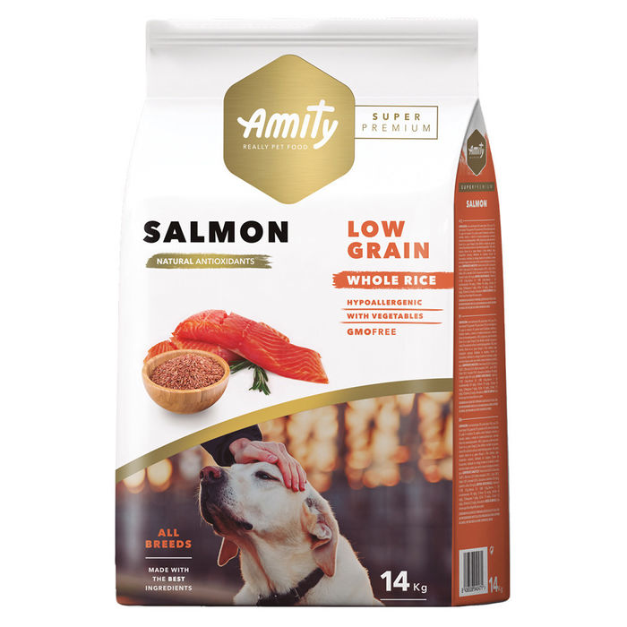 Amity Super Premium Low Grain Cão Adulto - Salmão