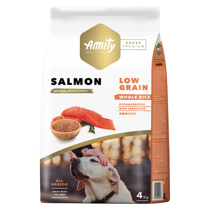 Amity Super Premium Low Grain Cão Adulto - Salmão