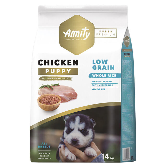 Amity Super Premium Low Grain Puppy - Frango