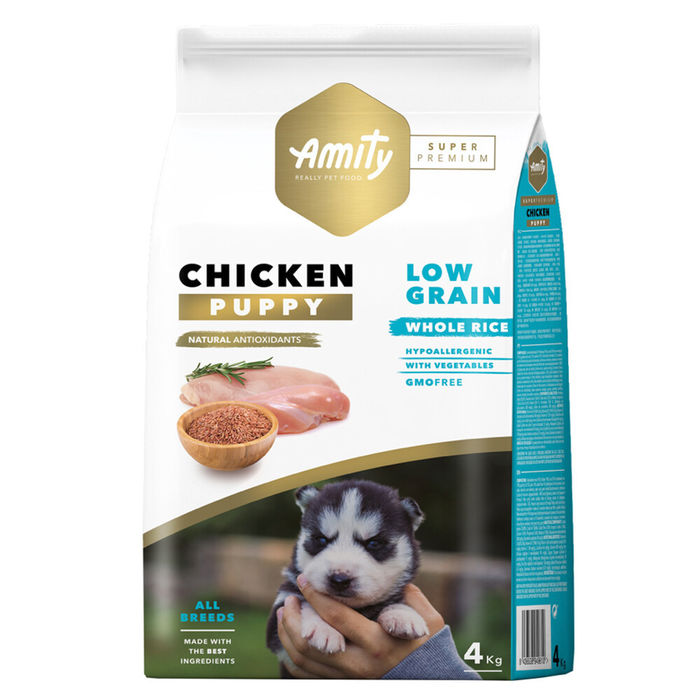 Amity Super Premium Low Grain Puppy - Frango