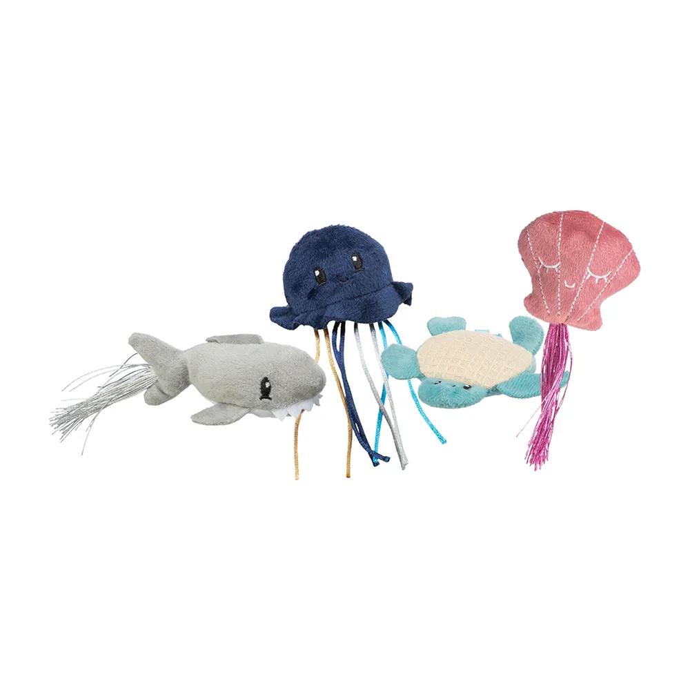 Animais Marinhos em Peluche com Catnip para Gatos - Trixie
