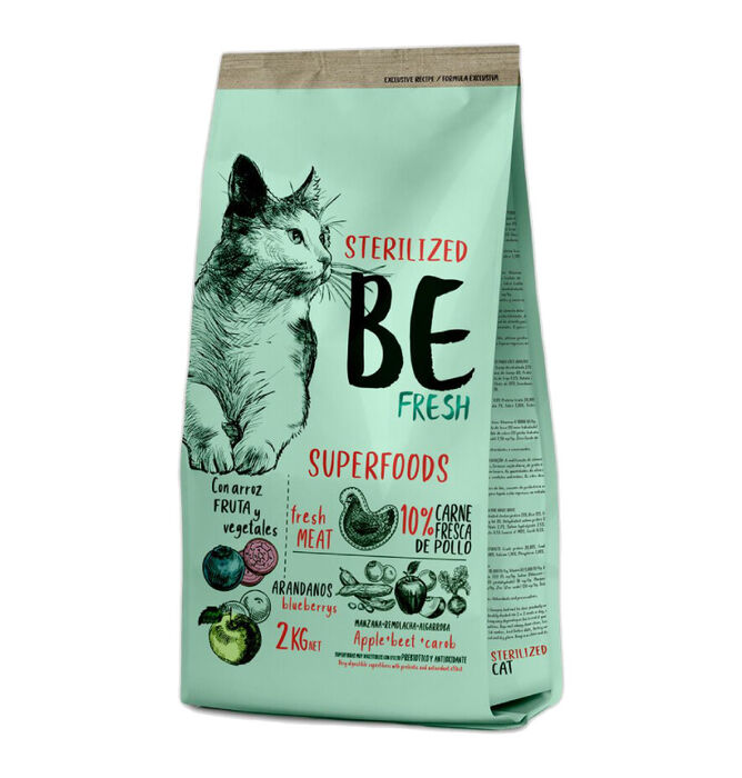 Be Fresh Gato Adulto Esterilizado - Frango