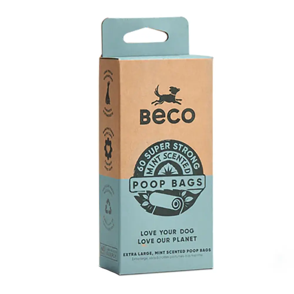 Beco Pets - Sacos Biodegradáveis para Dejetos - Menta