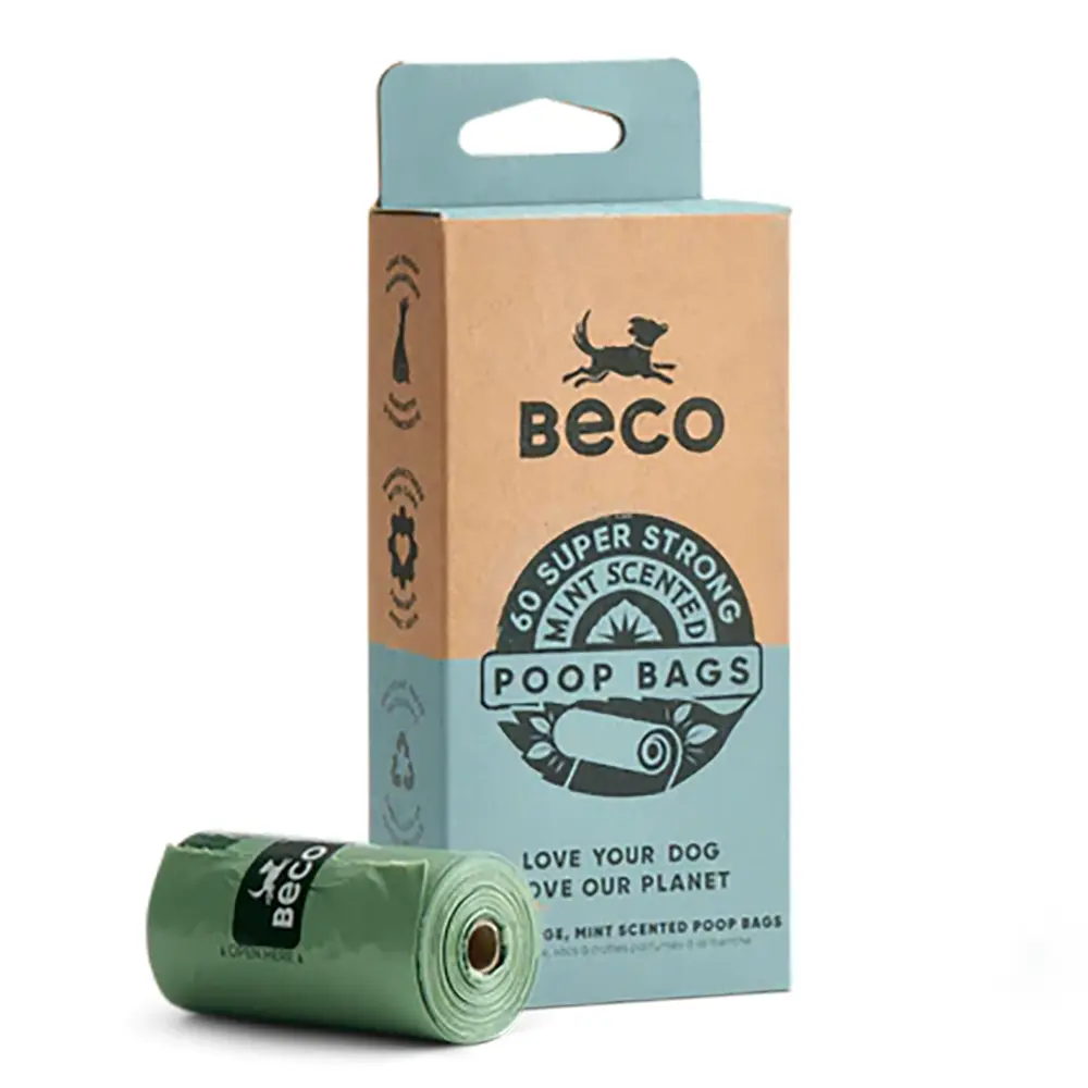Beco Pets - Sacos Biodegradáveis para Dejetos - Menta