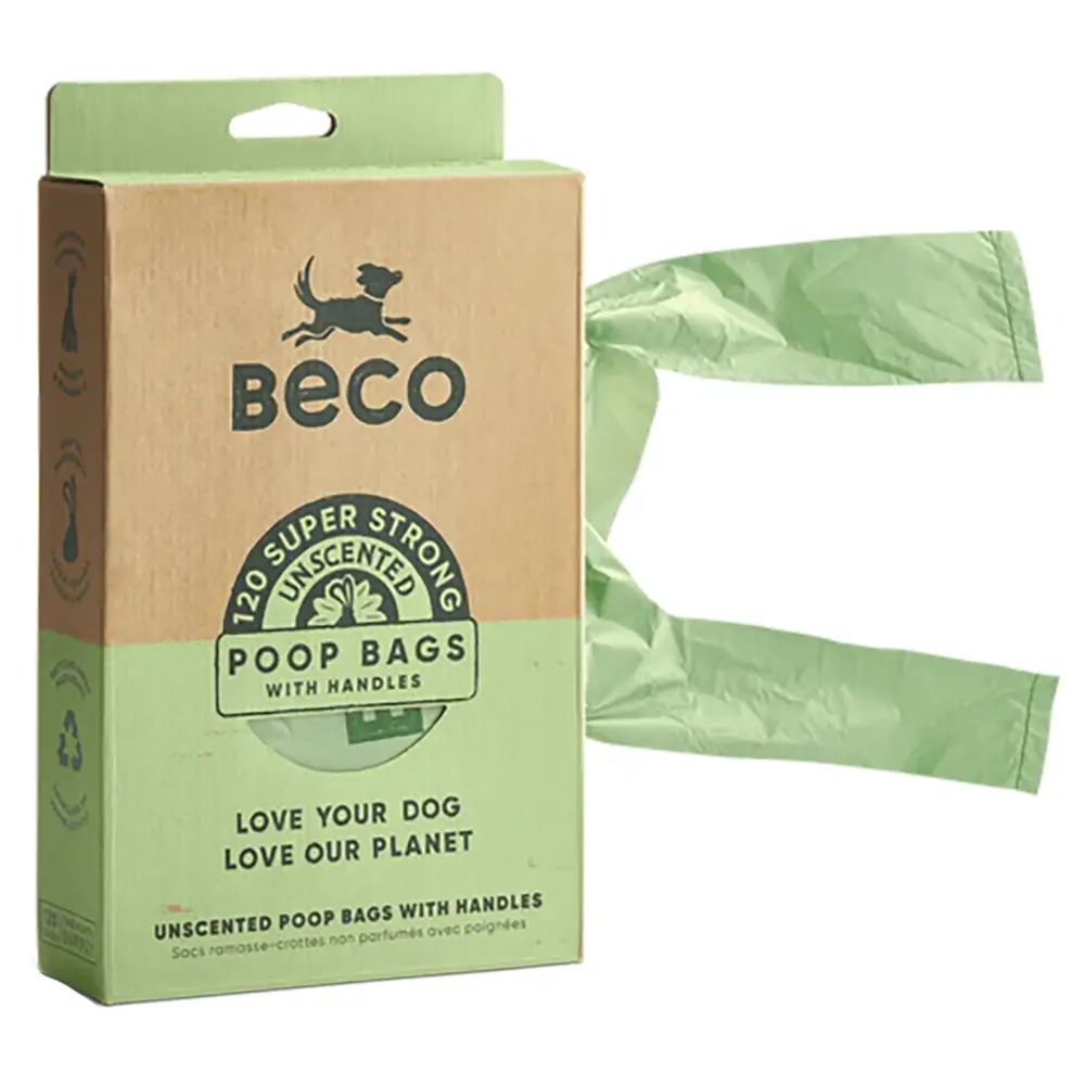 Beco Pets - Sacos com Asas Biodegradáveis para Dejetos