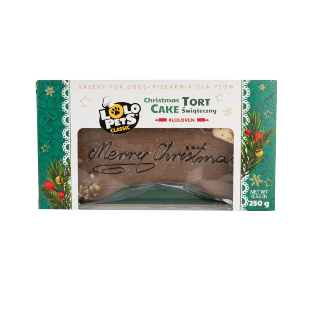 Bolo Merry Christmas para Cães - Lolo Pets