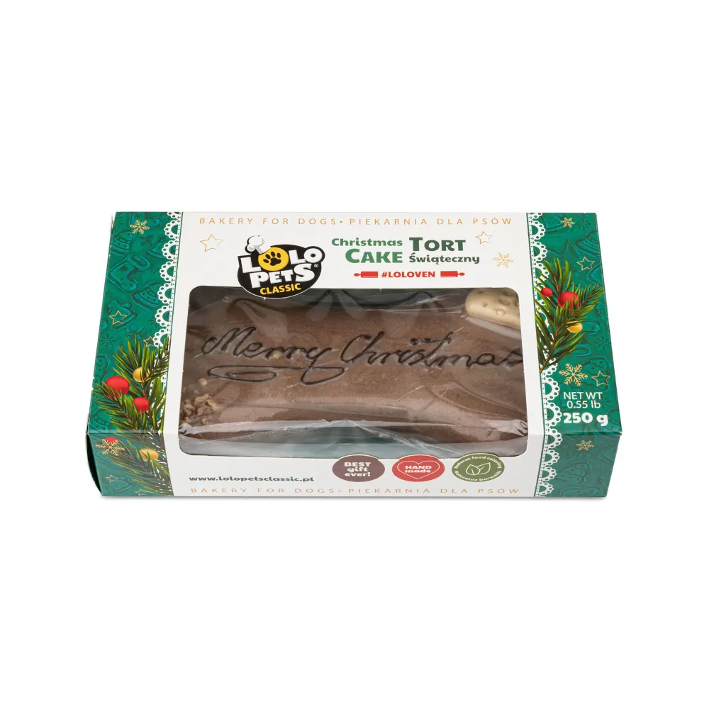 Bolo Merry Christmas para Cães - Lolo Pets